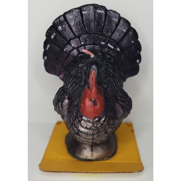 Vintage Suni Novelty Thanksgiving Holiday Wax Candle Tom Turkey 4 1/2" H57 - Picture 1 of 6